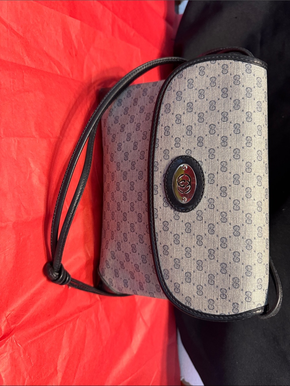 Gucci Gg Supreme Handbag Shoulder Bag VINTAGE